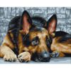 Опт-картина / Peinture par numéros 40x50 Chien de berger