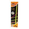 My BIC pencil, 1 PC., "Evolution Fluo", HB, with eraser, plastic, body cuts, sharpened