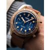 Oris / Schweizer mechanische Armbanduhr Divers 771-7744-31-85-Set mit Chronograph