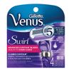 Replacement shaving cassettes 4 pcs. GILLETTE VENUS "Swirl" for women