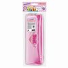 Pencil case-cosmetic bag INLANDIA, soft, translucent "Glossy", pink, 20х5х6 cm