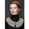 Снежинка / Snowflake / Lace collar with floral ornament