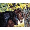 Опт-картина / Pintura por números 40x50 Data pela árvore