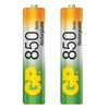 GP / Batteries rechargeable AAA Ni-Mh, 850 mAh, set of 2 in blister