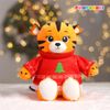 POMPOSHKI / Soft toy "New Year's tiger in a sweater"