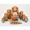 Лаврово / Matryoshka 15 seats, Flowers - souvenir