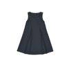School sundress with a triangular risklerinin to the bottom with bows for girls black