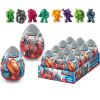 Конфитрейд / Doces de frutas "ZVERONIKI" em cobertura de açúcar com brinquedo 3D em ovo de plástico XL 1kor * 6bl * 12pcs, 10g.