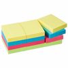 POST-IT / Self-adhesive blocks (sticker) ORIGINAL "Energy surge" 38x51 mm, SET 12 pcs. 100 sheets, assorted