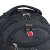 Sac à dos WENGER, universel, noir, rayures rouges, "Rad", 30 l, 35x20x47 cm