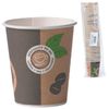HUHTAMAKI / Disposable cups 200 ml, single-layer paper, color printing, cold / hot, SET 50 pcs.