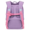GRIZZLY / GRIZZLY school backpack, anatomical back, lavender, "Macaroons", 39x26x17cm