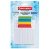 BRAUBERG / Self-adhesive block-separator (stickers) LINEAR, 70x70 mm, 4 colors x 25 sheets, assorted