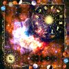 Silk scarf "Astromagy" Zodiac