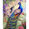ВанГогВоМне / VanGogVoMne / Paint by number "Blue feathered splendor" 40x50 cm