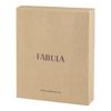 Purse mens FABULA "Largo", 125х97 mm, genuine leather, snap closure, black