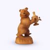 Богородская игрушка / Wooden souvenir "Bear with samovar No. 1"