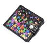 Purse combined with finished edges "Bright butterflies"
