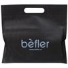 Purse women's BEFLER "Lizard", 190х95 mm, genuine leather, button, embossed, black