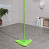 Доляна / Shaft / Mop flat, telescopic handle 76-127 cm, microfiber nozzle 29 × 26 cm 80 g, MIX color