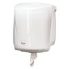 VEIRO Prof / Dispenser "Easyroll" white for towel rolls with central hood (M1 / M2)