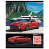 HATBER / Notebook А5, 96 sheets, staple, cage, cardboard cover, "Autoreview" / 12 pcs.