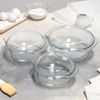 Доляна / Doliana / Set of casseroles for baking "Gratin", 3 pcs: 0.7 l, 1 l, and 1.5 l