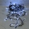 Kaemingk / LED garland Volumetric 80 cold white LED lamps 6 m, black PVC, controller, IP44