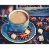 Опт-картина / Mosaico de diamantes, 40x50, strass quadrado Café com canela