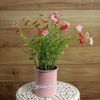 Kaemingk / Artificial flower in a planter Verbena 22 cm, pink