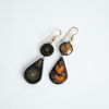 Палех / Palekh / Earrings "Firebird", master Paramonova