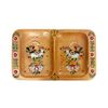 Беломорские узоры / Wooden tray "painted Onega" 2 compartment