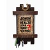 Универсальный свиток / Universal scroll / Handmade wooden wall key holder "Che bought ?!"