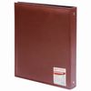 Photo album BRAUBERG 20 magnetic sheets, 23х28 cm, smooth skin, with rings, brown