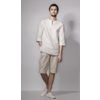 Снежинка / Snowflake / Men's shirt "Motive of life" from flax