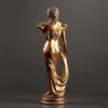 Хорошие сувениры / Figur "Mädchen mit Blumenstrauß" 20x16x55 cm