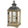 Kaemingk / Wooden lantern Toulon 54 cm