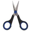Scissors for hobby and craft TREASURE ISLAND 120 mm, 3-sided sharpening, black and blue