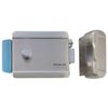 FALCON EYE FE-2370 electromechanical padlock, 3 keys, exit button, chrome-plated, silver