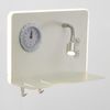BayerLux / Wall lamp with clock 86105/2