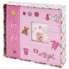 Photo album BRAUBERG "It's a girl" for 200 photos 10x15 cm, hard cover, paper pages, box, pink
