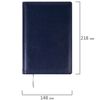 Coffret GALANT "Voyage" (agenda A5, porte-cartes de visite pour 240 cartes), bleu foncé