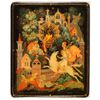 Холуй / Box "The Tale of Ivan Tsarevich and the Gray Wolf" 9x7x4.5 cm