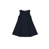 School sundress in dark blue with bows