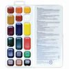 Watercolors "Fantasy" 18 colors (12 + 6 enlarged ditch), on the gum, without a brush