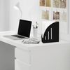 Tray vertical paper BRAUBERG Energy (261х85х300 mm), ergonomic shape, black