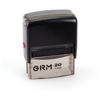 Stamp samoobrony 4-row, size of print 38х14 mm, blue no frame, 20 GRM, CASH included