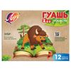 BEAM / Gouache "Zoo" 12 colors, 15 ml each, without brush, cardboard package