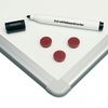2x3 / Magnetic marker board, 60x90 cm, ceramic, aluminum frame, 2x3 OFFICE, (Poland)