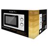 VEKTA MS720BHW microwave oven, 20 litre volume, 700 watt power, mechanical control, timer, white